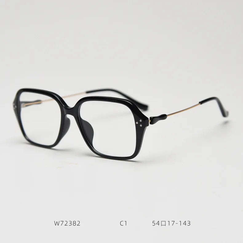 2025 Ultralight Comfortable TR90 Eyewear Women Retro Square Glasses Frame for Man Anti Blue Light Glasses
