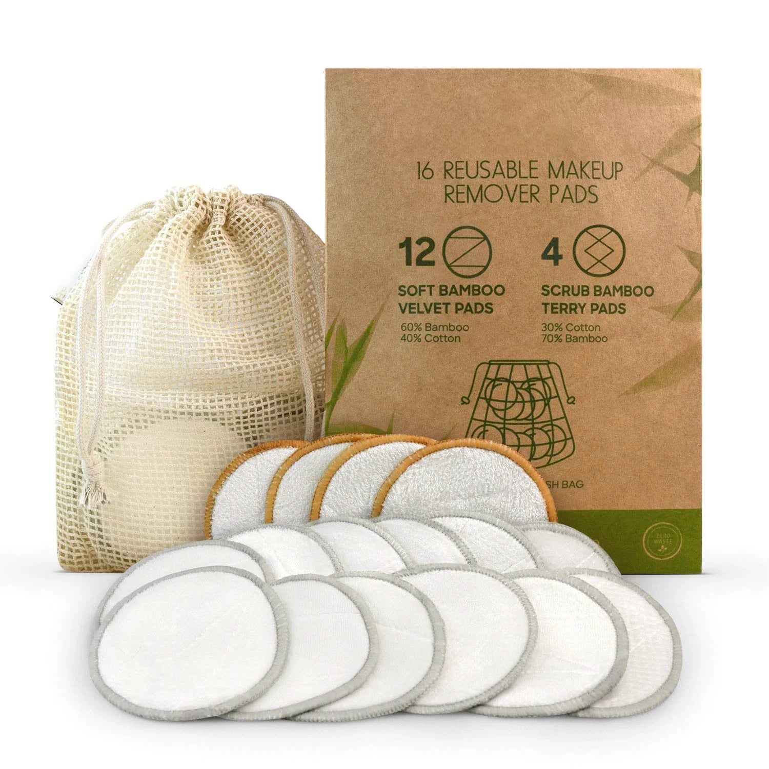 OEM Customizable Bamboo Velvet Makeup Remover Towels Reusable Pads with Cotton Layers in PCS Colors Eco-Friendly with Paper Box