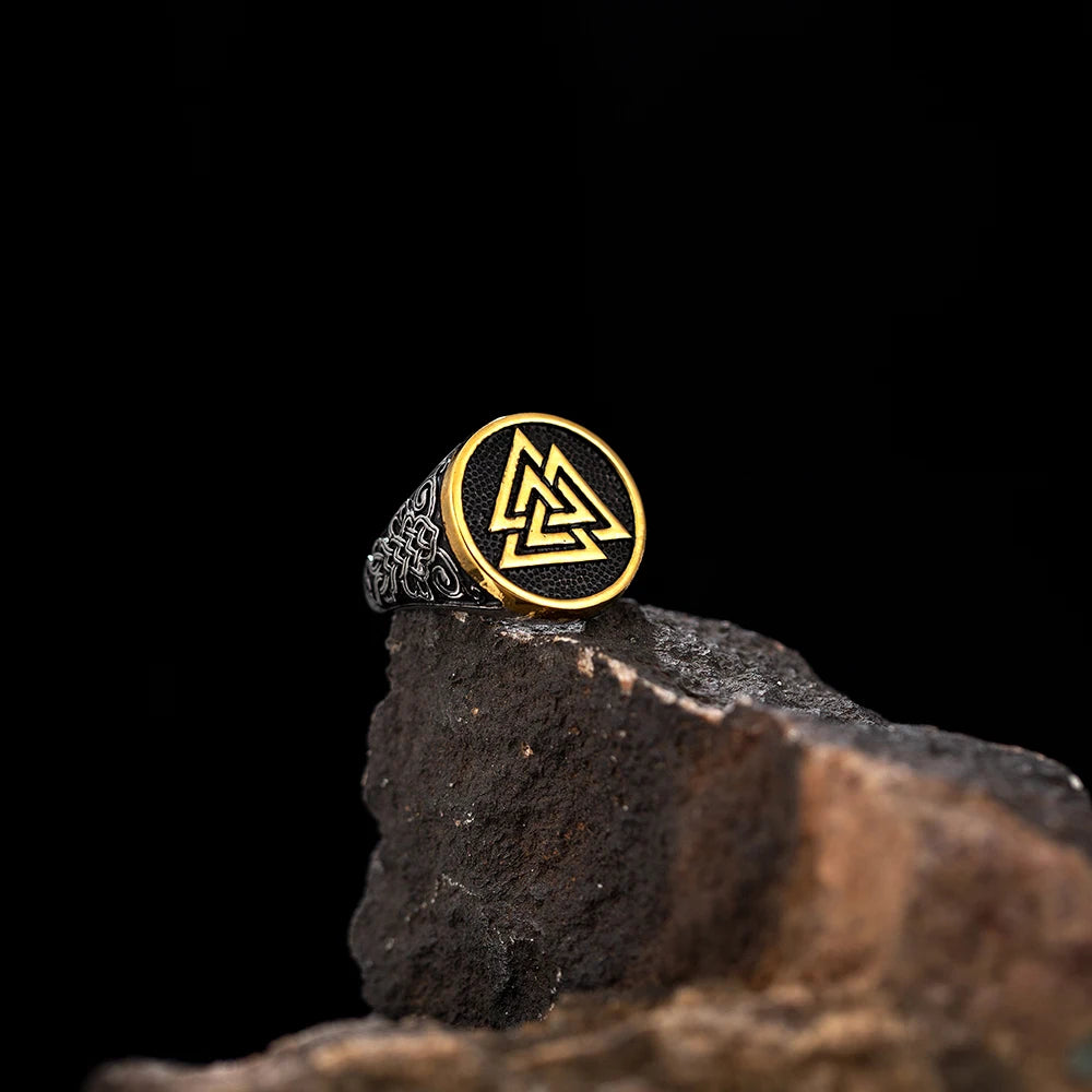 Wholesale Custom Jewelry Man Ring Viking Jewelry Stainless Steel Silver Ring for Man