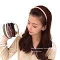 Wholesale New Solid Colors Antiskid Acrylic Headbands for Women Hair Accessories Cute Traceless Braided Hair Hoops
