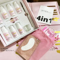Private Label Professional Eyelash Lifting Set Lotions Vegan Lash Lift Kit Eyelash Perm Tint 4 in 1 Brow Lamination Kit