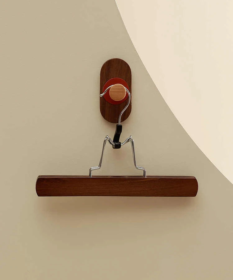 Multi Use Good Quality Log Wood Clamp Pants Skirt Wig Wooden Trouser Clamp Hanger Skirt Hair Extension Hangers