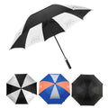 Manufacturer's Wholesale 30 Inch Luxury Automatic Golf Umbrella Large Windproof Custom Logo Branded Straight Umbrella