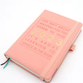 2026 New Arrival Corporation Gift High Quality PU Leather Elastic String A5 Monthly Planner Diary for Christmas New Year Gift
