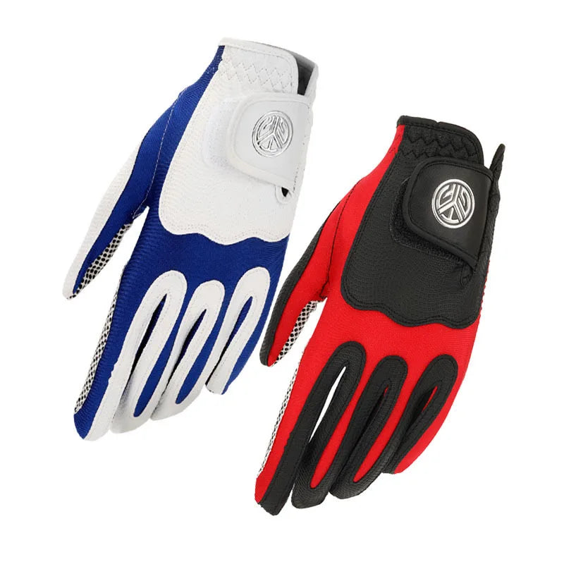 Factory Direct Sale Men's Breathable Comfortable Wear-Resistant Sports Gloves Single Palm Silicone Golf Glove Anti-Slip Feature