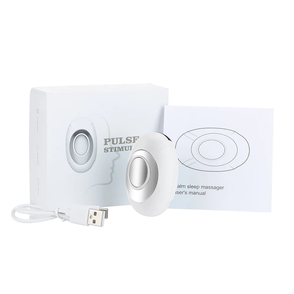 Handheld Compact Microcurrent Helps Fall Asleep Fast 2 Modes 15 Adjustable Gear Sleep Apparatus