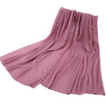 New Design Soft Long Islam Shawls Pleated Pearl Bubble Chiffon Crinkle Hijab for Muslim Women Head Scarf Shawls