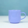 Custom Opaque Color Milky Blue Glass Coffee Mug Borosilicate Glass Heat Resistant Water Mug Office Tea Cup Set Goblet Glass