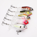 Bonic 3D Luminous Eyes Pencil Lure Fat Lure Fishing Bait for Freshwater Salmon in Rivers Made of Durable ABS Material