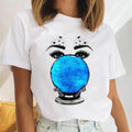 New Style Street Hipster Women's Tops O-neck Causal Printed Short Sleeve Loose T-shirts Fashion Tees Clothing for Women Lady