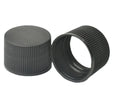 24/410 24/400 24mm PP White Black Smooth Ribbed Screw Top Bottle Cover for Plastic Vials