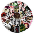 54Pcs Fashion Silent Hill Horror Game Graffiti Stickers for Laptop Gamepad Decor Trendy Games Console Sticker