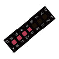 Free Sample Waterproof Forehead Sticker Thermometer Label Printing Reversible Temperature Indicating Sticker
