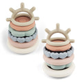 Silicone Learning Stacking Ring Rainbow Stacking Toys