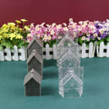 B-7009 Diy European Ins Style Small House Candle Mold Plastic Acrylic Material Living Ornaments Handmade Scented Candle Mould