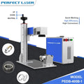 Perfect Laser 30W 50W Metal Jewelry Ring Bracelet Fiber Laser Marking Machine Engraving Signs Logo Letters for Gold Silver Plate