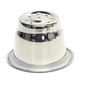 Stainless Steel Coffee Capsules Refillable Filters and Ground Coffee Supplies 60 Pieces of Self-Adhesive Aluminum Foil