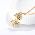 Trending Items Engagement Diamond Wedding Jewelry 9ct Geometric Gold Link Chain Necklace