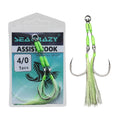 1/0~5/0 49 Strand Steel Wire Lead Fish with Luminous Bright Used for Sea Wolf Anti Bite Line Slow Double Hook Assist Hook