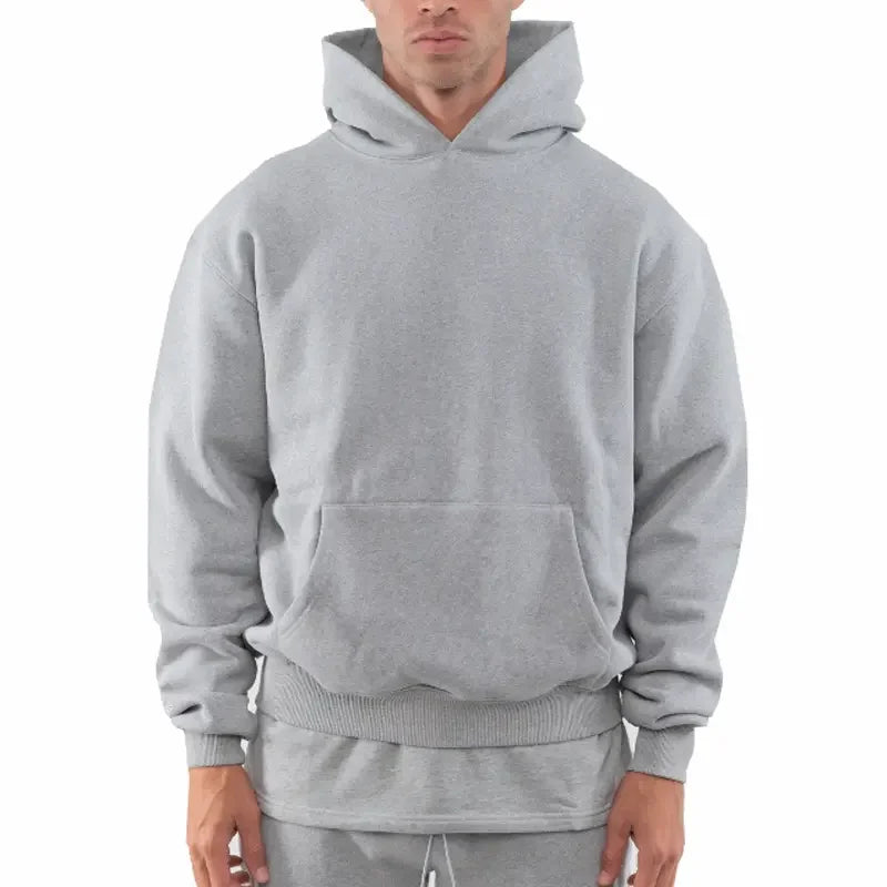 High Quality Cotton 500gsm Heavy French Terry Pullover Printing  Hoodie Custom Full Zip up Oversized Hoodie