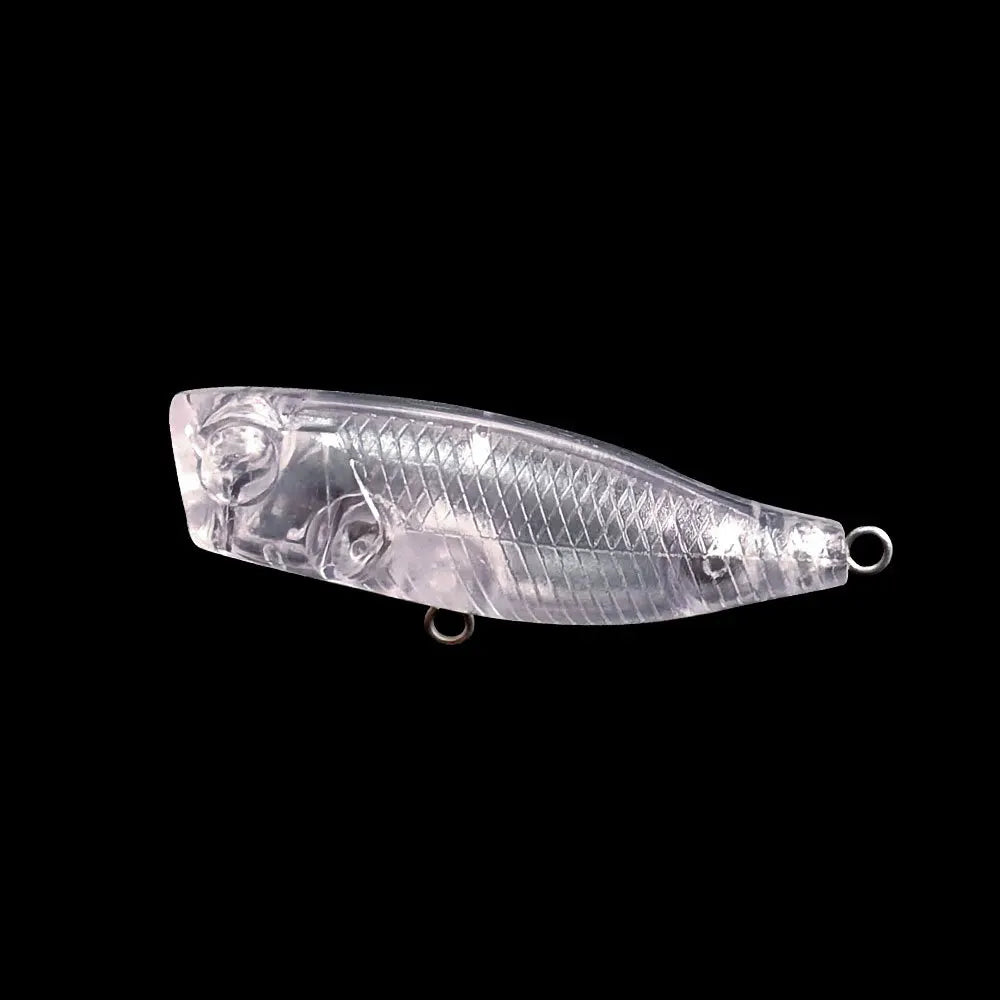 Wholesale Unpainted Lure 2.8g 4.2cm Popper Plastic Lure Blank Artificial Bait UnPainted
