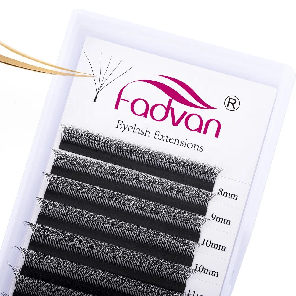 For YY Self-Grrafting 2D Premade Volume Fan Lashes CC for Thick Crisscross Makeup Eyelash Extensions MegaBDM