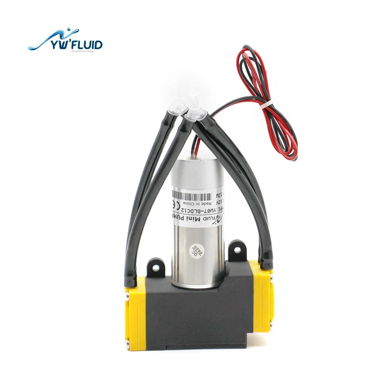 YW07-BLDC-12V 24V Oil-Free Dual Head Brushless Diaphragm Pump 10L/min Vacuum Air Pump Product Category Pumps