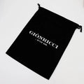 Customized Cotton Drawstring Bag with Cotton Rope for Clothing and Shoes with White logo Environmentally Friendly Dust Bag