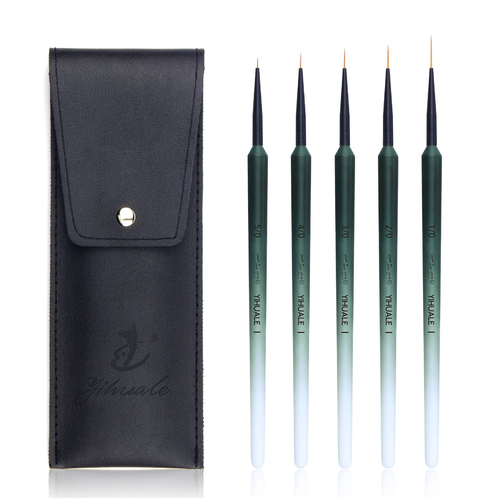 5/9/11/15/25mm Customized Hair Synthetic/Kolinsky Liner Brush Nail Art Extra Fine Nail Art Pink Ultra Thin Liner Nail Brushes