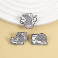 Wholesale Funny Rat Meme Enamel Pin Custom Cute Animal Brooches Badges Low MOQ Metal Lapel Pins for Backpacks Jackets Hats