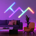 Simple Diy Design Various Functions Rgb Magic Color Diy Smart Dream Color Led Light Bar Glide Wall Light Mood Lamp