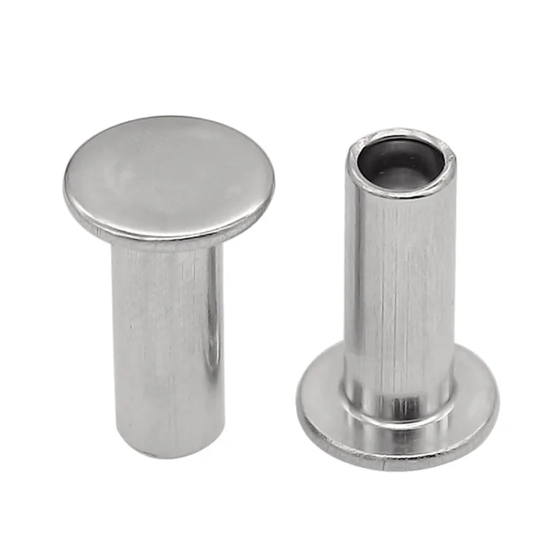 Metric Round Head Semi-hollow Rivet Nail Skating Shoes Rivet Domed Semi Tubular Hollow Rivet 10 X 8mm
