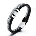 Stainless Steel Simple Steel Wire Braided Bracelet Mens Charms Silver 925 Best Friend Adjustable Accessories Jewelry