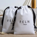 Recyclable Custom Cotton Linen Drawstring Bags Jewelry Pouches for Gifts Candle Pouch Custom Logo