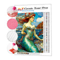 High Quality 5d Diamond Painting Mermaid Beauty Full Drill Crytal Round Square AB Diamond Painting Set Home Decor for Adults