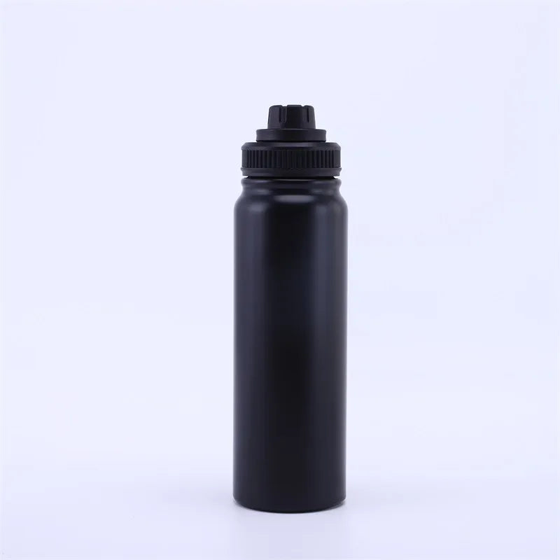 Sport Flask Water Bottle Thermos Cup Stainless Steel Double Wall Travel Vacuum Mug 800ml with Sealed Lid