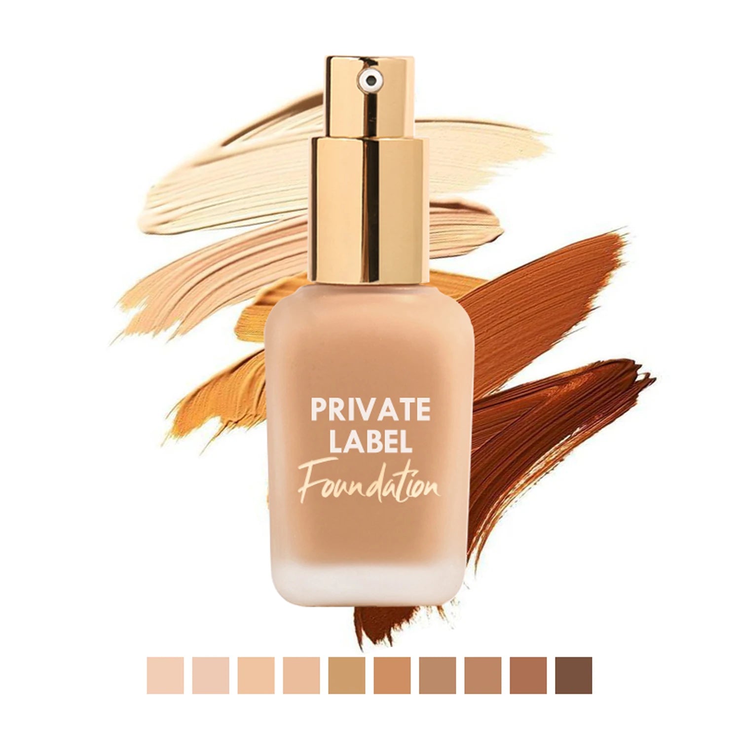 Mineral Whitening Oil Control Moisturizing Matte Waterproof Full Coverage SPF15 Low MOQ Liquid Foundation