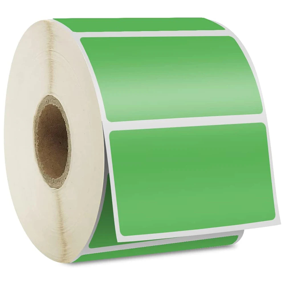 Thermal Label Printing Paper Red.yellow.blue.green.brown.orange.purple.pink and White