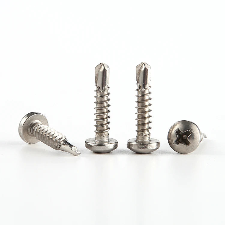 OBM DIN Cross Recessed Round Head Self-drilling Tapping Screws Oval Machine Screw DIN7504N Stainless Steel OEM ODM M6 Brass