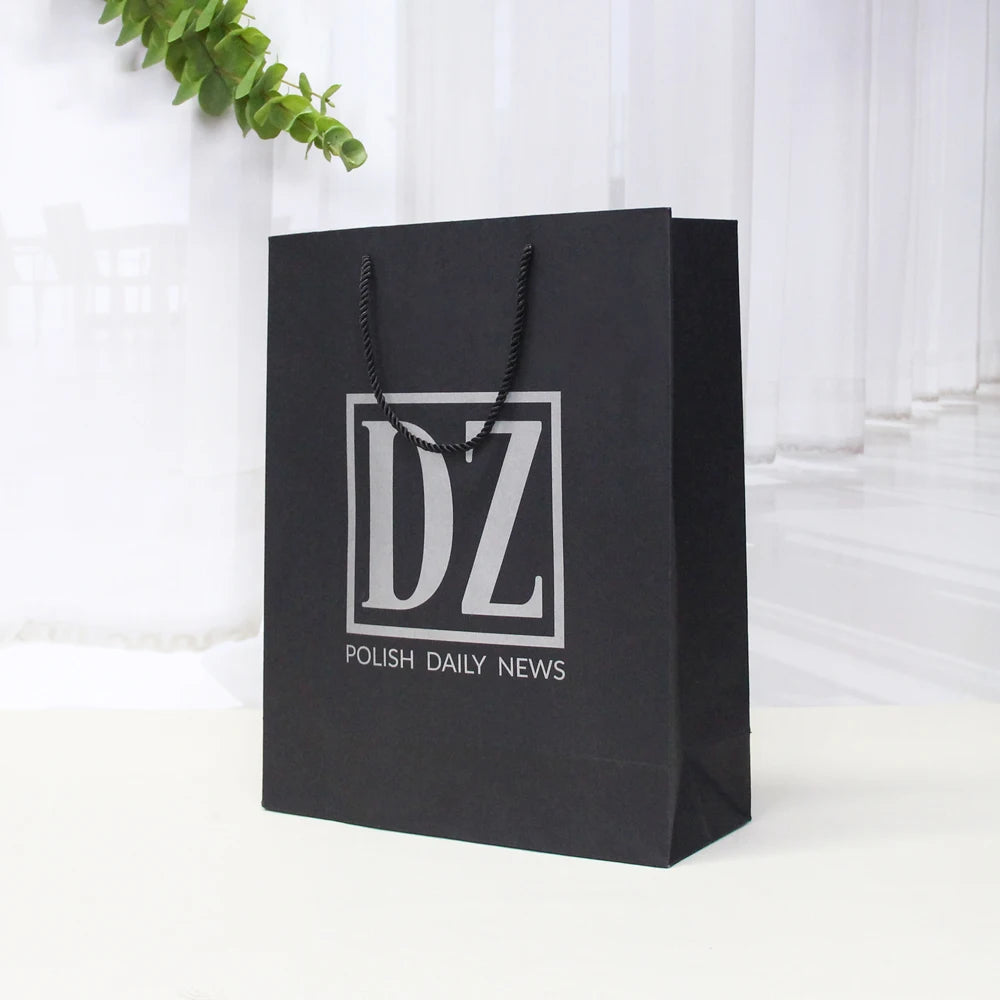 Custom Logo Printed Luxury Euro Tote Paper Gift Bag Boutique Packaging Shopping Bag With Logos Paper Bags With Your Own Logo