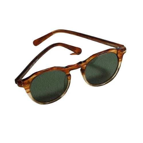 Custom Logo Polarized Round Acetate Sunglasses Women Classic Retro Shades Sun Glasses 2023 Sunglasses Men