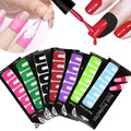 U-shape Nail Polish Spill-Proof Protector Stickers Disposable Soft Nail Polish Anti-Overflow Tapes