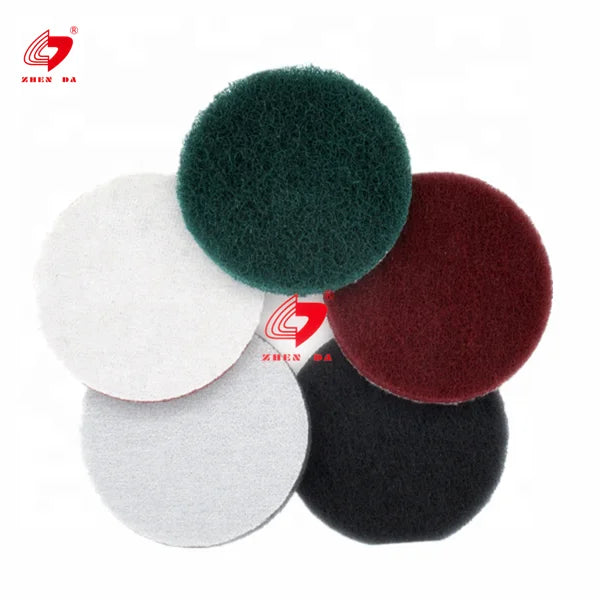 10pcs Industrial Round Scrubbing Scouring Pad for Kitchen Bathroom Cleaning