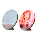 Prosub Wholesale Simulation Sunrise Sublimation Color Wake up Lamp Digital Alarm Clock With FM Radio Sublimation Wakeup Lamp