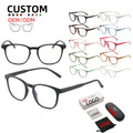 Wholesale Flexible Tr90 Round Custom Logo Computer Eyewear Anti Bluelight Gaming Eyeglasses Frames Blue Light Blocking Glasses MegaBDM