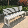 Wholesale Professional Long Plastic Wood Metal Composite Park Garden Outdoor Patio Bench