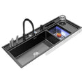Ultrasonic Large Sink Multifunctional Table Board Kitchen Stainless Steel Sink Smart Fruit and Vegetable Washer 1160X480MM