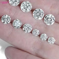 White DEF Color VVS 1ct Moissanite Wholesale Price Round Brilliant Cut Loose Synthetic Moissanite Diamonds for Jewelry Making