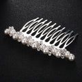 Wholesale Round Pearl Wedding Hair Comb Crystal Ornaments Bridal Hair Accessories