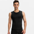 Wholesale Factory Price Milk Silk Elasticity Mens Sleeveless Gym Workout Quick Dry Weight Lifting Muscle Compression tank